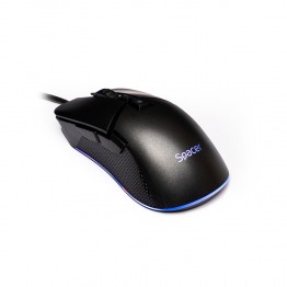 Mouse gaming Spacer Pulsar Pro, 8000 DPI, 7 Butoane, LED RGB